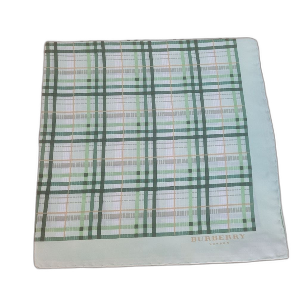 Burberry Christmas Green Pocket Square Pocketsquare